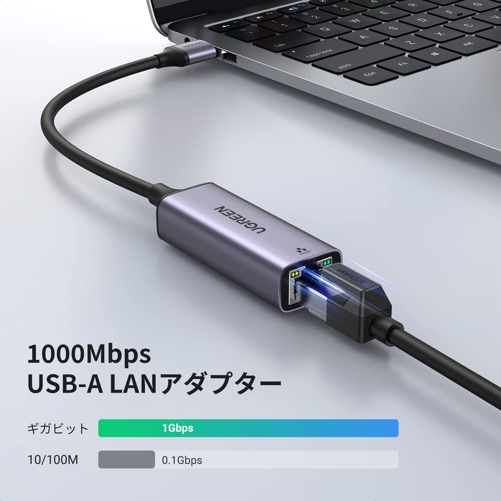 Amazon.co.jp: UGREEN 有線LANアダプター USB LAN 1000Mbps高速